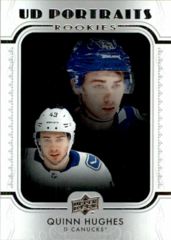 2019-20 Upper Deck Portraits #P45 Quinn Hughes